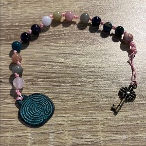 “Follow Your Path” Reiki Infused Meditation Mala - Authentic Crystals/Stones